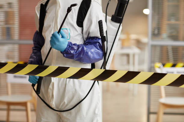 Professional Sewage Cleanup technician working in Sedalia, OH